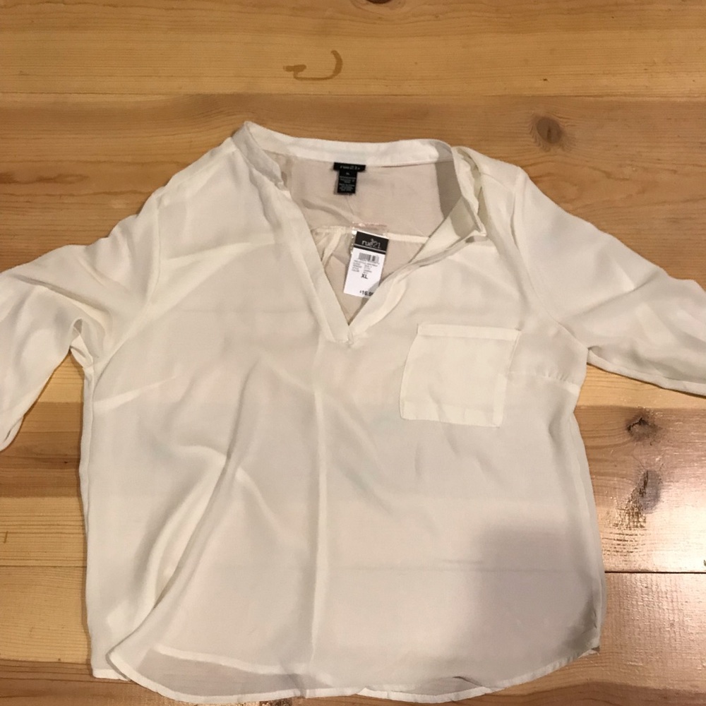 Sheer Long sleeve blouse